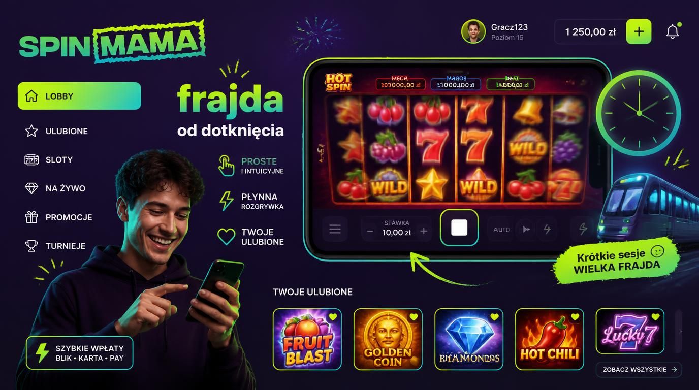 Pierwsze wrażenie gry w Spinmama na telefonie